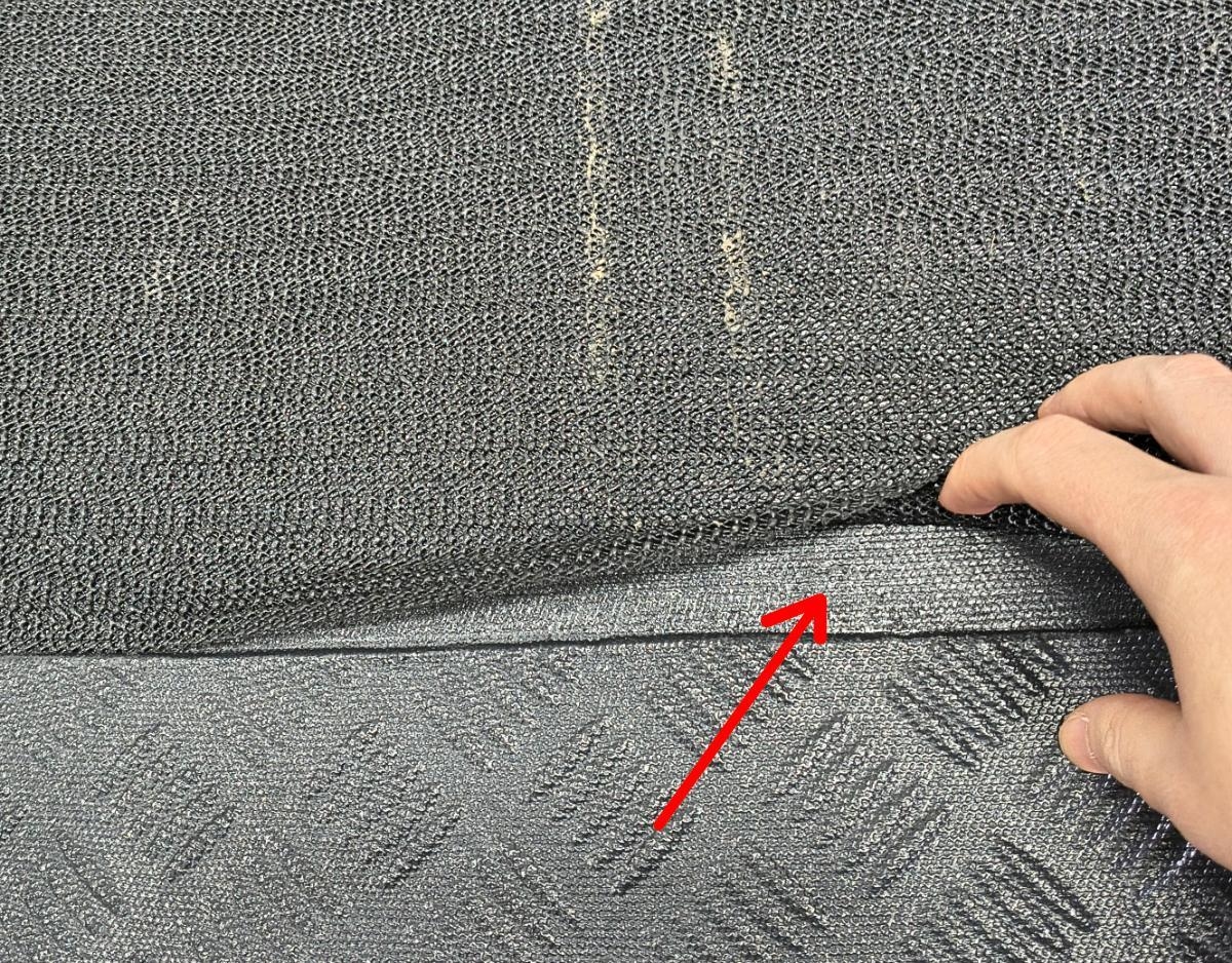 Tavita portbagaj Skoda Octavia 2 (1z3/1z5), 06.2004-12.2013 Combi/ Break, cu panza antialunecare -DETERIORATA,VEZI POZE