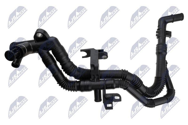 Furtun radiator Citroen Berlingo 1.6 HDI 2005-, C3 1.6 HDI 2005-, C4 1.6 HDI 2004-, Peugeot 206 1.6 HDI 2004-, 307 1.6 HDI 2004-, 308 1.6 HDI 2007-, 407 1.6 HDI 2004-, Partner 1.6 HDI 2005-; 9647768980; NTY, aftermarket