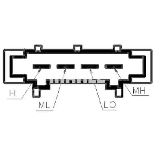 MAHLE Rezistor, ventilator habitaclu BEHR *** PREMIUM LINE ***