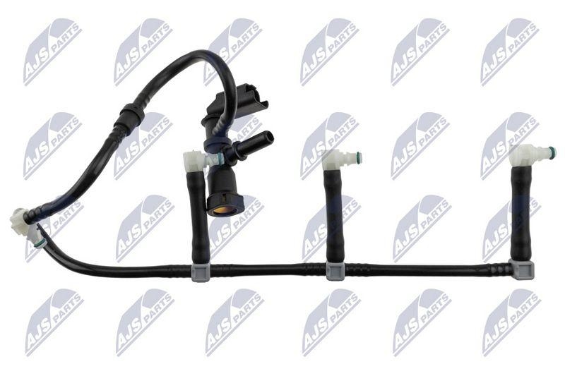 Furtun supracurgere combustibil Renault Clio III 1.5 DCI 2005-, Kangoo 1.5 DCI 2008-, Megane II 1.5 DCI 2005-, Megane III 1.5 DCI 2009-, Modus 1.5 DCI 2004-; 7701479003; NTY, aftermarket