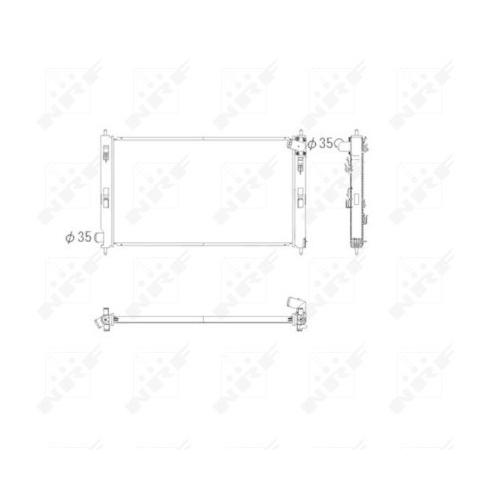 NRF Radiator, racire motor