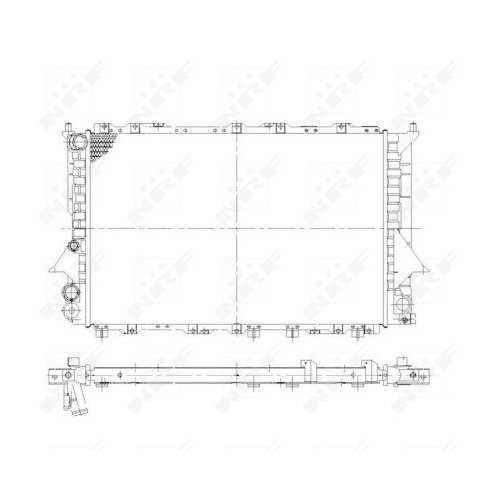 NRF Radiator, racire motor