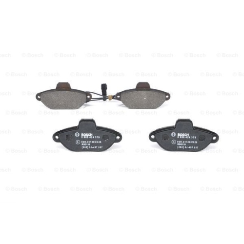 Set placute frana BOSCH 0986424379 fata Fiat Punto Van (188Ax) Punto Van (176L) Seicento (187) Punto (176) Punto (188)