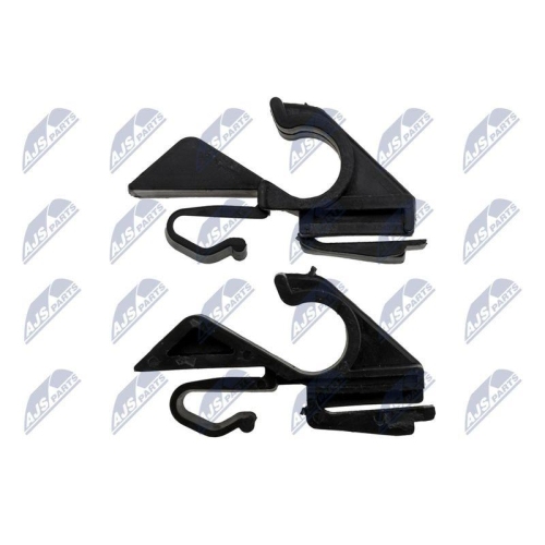 Set cleme fixare polita portbagaj Fiat Grande Punto 2005-, Punto Evo 2009-, Panda 2012-, Stilo 2001-, Stanga, Dreapta, 71719953