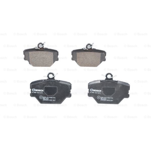 Set placute frana BOSCH 0986424471 fata Smart Fortwo Cupe (451) Fortwo Cabrio (451) Fortwo Cupe (450) Roadster (452) Roadster Cupe (452) City-Coupe (450) Cabrio (450) Fortwo Cabrio (450) Crossblade (4