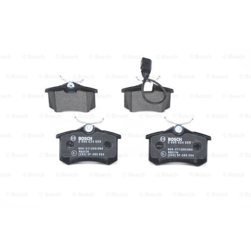 Set placute frana BOSCH 0986424559 spate Seat Alhambra (7V8, 7V9) Sharan (7M8, 7M9, 7M6) Galaxy (Wgr)