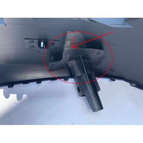 Bara fata Vw Passat (B7 (36)) 11.2010-, Grunduita, cu gauri pentru spalator faruri and 4 parking sensors holes,SUPORTI SPALATOARE DEZLIPITE- VEZI POZE
