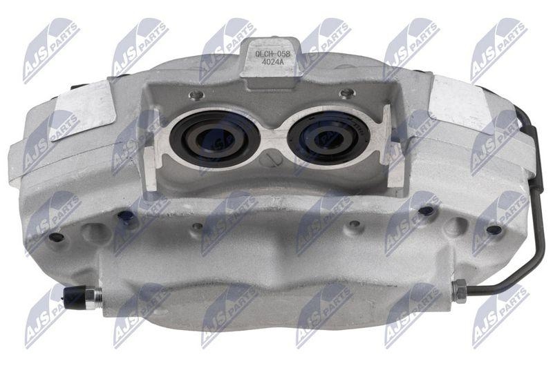 Etrier frana Tesla Model S 2012-, Model X 2015-; partea din spate, stanga, electric, sistem BREMBO; 1027643-00-A; NTY, aftermarket