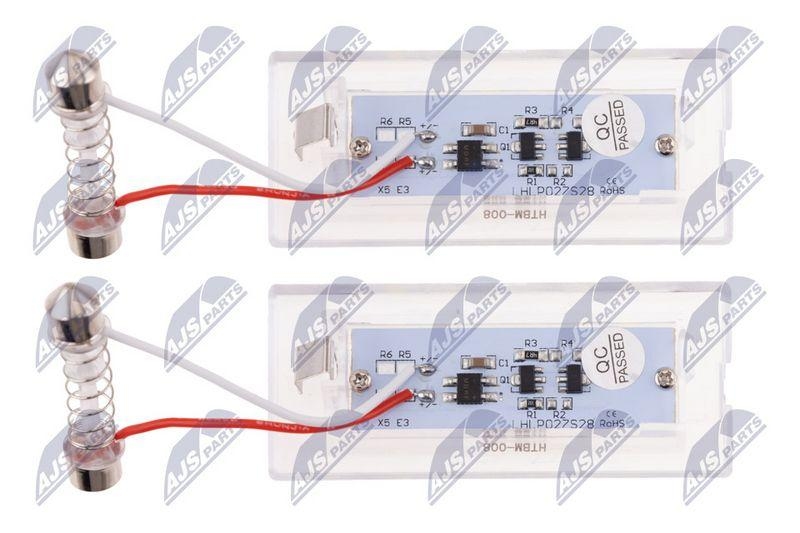 Lampa numar LED BMW X3 (E83) 2003-2011, X5 (E53) 2000-2006; 51137062293; NTY, aftermarket