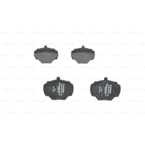 Set placute frana Bosch 0986424563, parte montare : Punte Spate