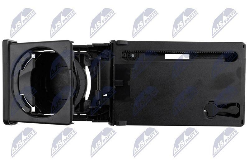 Suport pahar Audi A4 B6 2000-, A4 B7 2004-; cromat; 8E1862534K; NTY, aftermarket