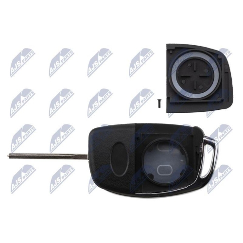 Carcasa cheie Hyundai I10, I20, I30, Ix20, Ix35, I40, Tucson nr butoane : 3, EZC-HY-701