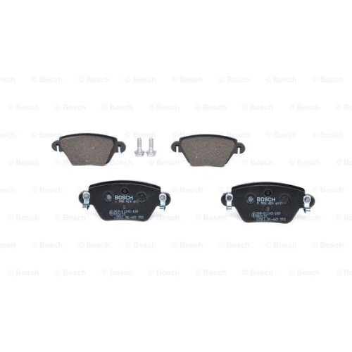 Set placute frana Bosch 0986424671, parte montare : Punte Spate