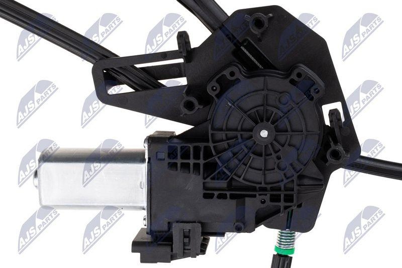 Macara geam Tesla X 2021-; partea din fata, dreapta, cu motoras; 1028819-00-F; NTY, aftermarket