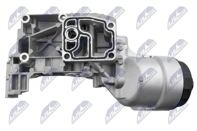 Capac, carcasa filtru ulei BMW Seria 320i, 323i, 325xi, 328i, 330i, 330xi 1997-, 520i, 523i, 525i, 530i 1995-, 520i, 525i, 530i 2001-, 728i 1995-, 730i 2003-, X3 2.5, 3.0 2003-, X5 3.0 2000-, Z3 2.8, 3.0 1998-, Z4 2.2, 2.5, 3.0 2002-; 11421713838; NTY