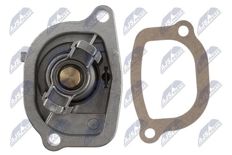 Termostat cu carcasa Fiat Doblo 1.2 2000-, Panda 1.1 / 1.2 2003-, Punto 1.2 / 1.4 / 1.6 1993-, Lancia Ypsilon 1.2 2003-; 7545958; NTY, aftermarket
