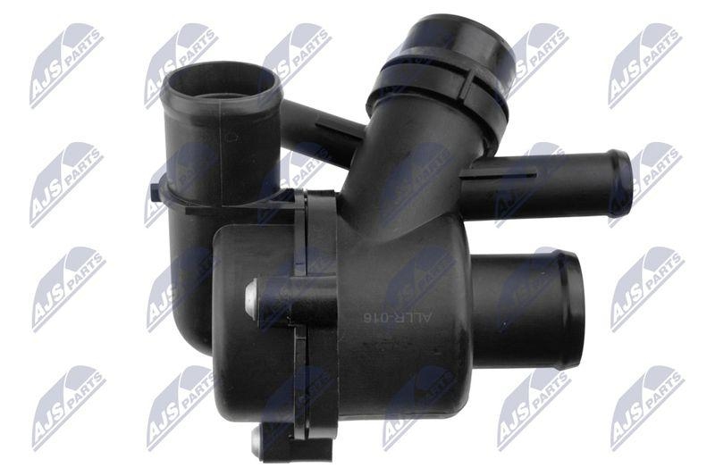 Termostat cu carcasa Land Rover Discovery IV 3.0 TD 2009-, Discovery V 3.0 TD 2015-, Range Rover Sport I 3.0 TD 2009-, Jaguar F-Pace 3.0 SD 2015-; LR033675; NTY, aftermarket