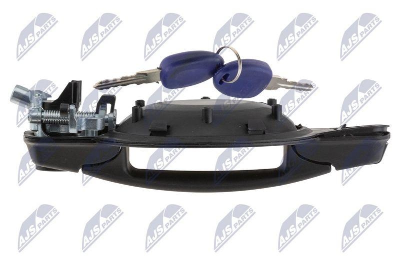 Maner exterior usa Fiat Doblo 2000-2010; partea din fata, dreapta, cu doua chei; 735309959; NTY, aftermarket