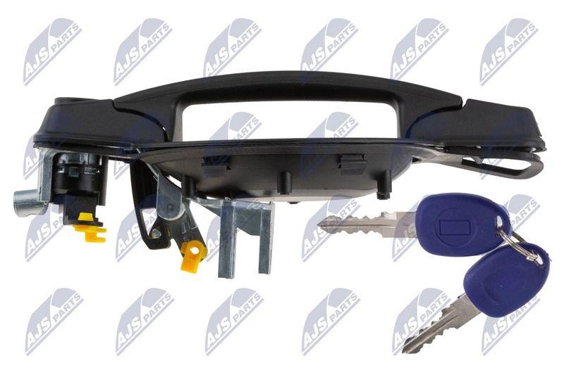 Maner exterior usa Fiat Doblo 2000-2010; partea din fata, stanga, cu doua chei; 735309962; NTY, aftermarket