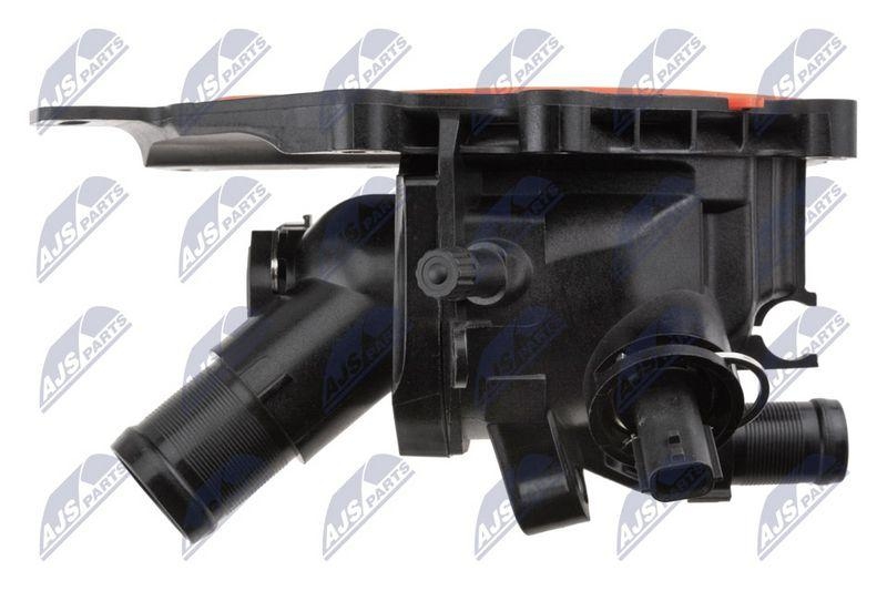 Termostat cu carcasa Renault Megane IV 1.0 2016-, Clio V 1.3 2019-, Captur II 1.3 2020-, Arkana 1.3 2020-, Dacia Jogger 1.0 2021-; 110605999R; NTY, aftermarket