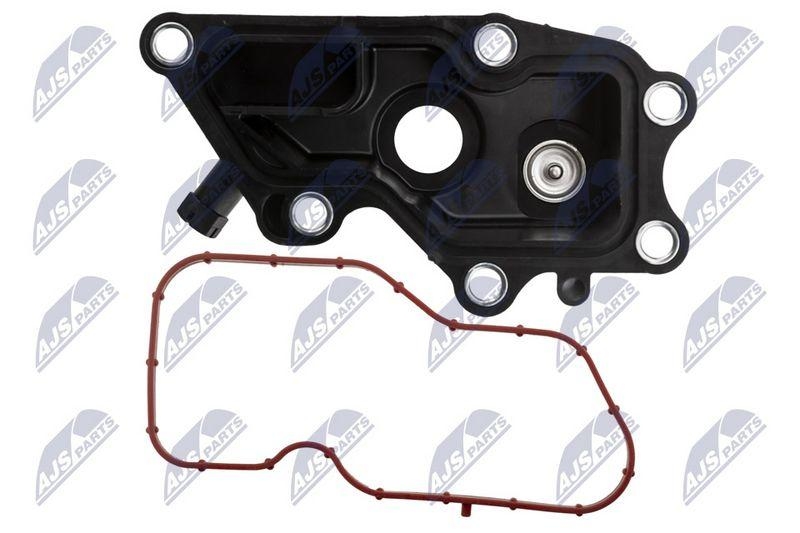 Termostat cu carcasa Renault Twingo III 1.0 2014-, Smart Fortwo 1.0 2014-, Forfour 1.0 2014-; 110601903R; NTY, aftermarket