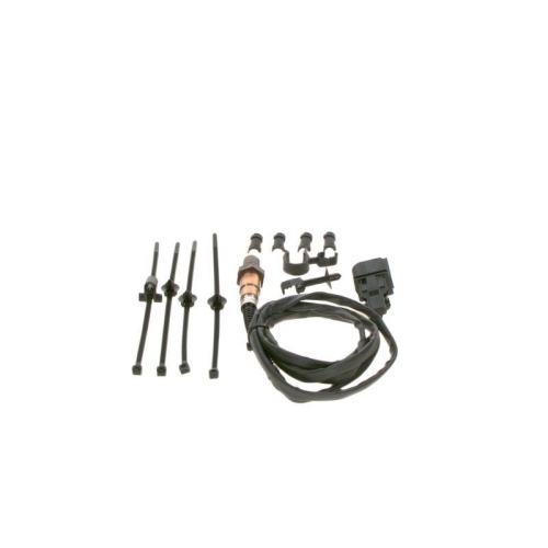 Sonda lambda Audi A3, A4, A6, TT; Seat Exeo, Ibiza, Leon, Toledo; Skoda Octavia; VW Bora, Golf, Jetta, New Beetle, Passat, Phaeton, Polo, Sharan, Touareg, Transporter, in fata catalizatorului, BOSCH