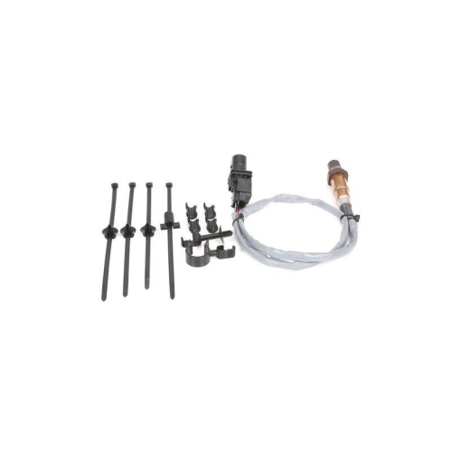 Sonda lambda Audi A3, A4, A5, A6, A7, Q3, Q5, Q7; Seat Alhambra, Altea, Cordoba, Ibiza, Leon, Toledo; Skoda Fabia, Octavia, Roomster, Superb; VW Amarok, Caddy, CC, Crafter, Golf, Jetta, Passat, Polo, Sharan, Tiguan, in fata catalizatorului, BOSCH