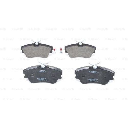 Set placute frana Bosch 0986461753, parte montare : Punte Fata, Volkswagen Transporter T4, 1990-2003