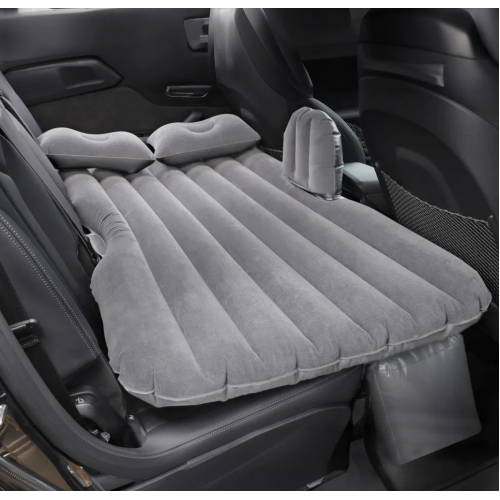 Saltea gonflabila Auto, pentru bancheta spate masina, 130x74x10cm, + 2 perne gonflabile, material PVC