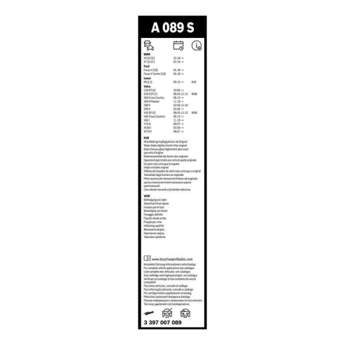BOSCH lamela stergator Aerotwin
