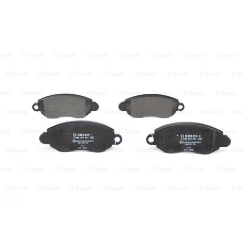 Set placute frana Bosch 0986494047, parte montare : Punte Fata