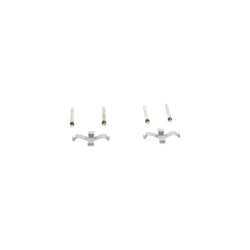 Set accesorii placute frana Mercedes 124 (W124) 12.84-08.93, 190 (W201) 10.82-08.93, Clasa A (W168) 07.97-08.05, Clasa C (W202) 03.93-05.00, Clasa E (W124) 02.93-06.96, Clasa E Convertible (A124) 05.93-03.98, Clasa E Coupe (C124) 06.93-06.97, Spate, BOSCH