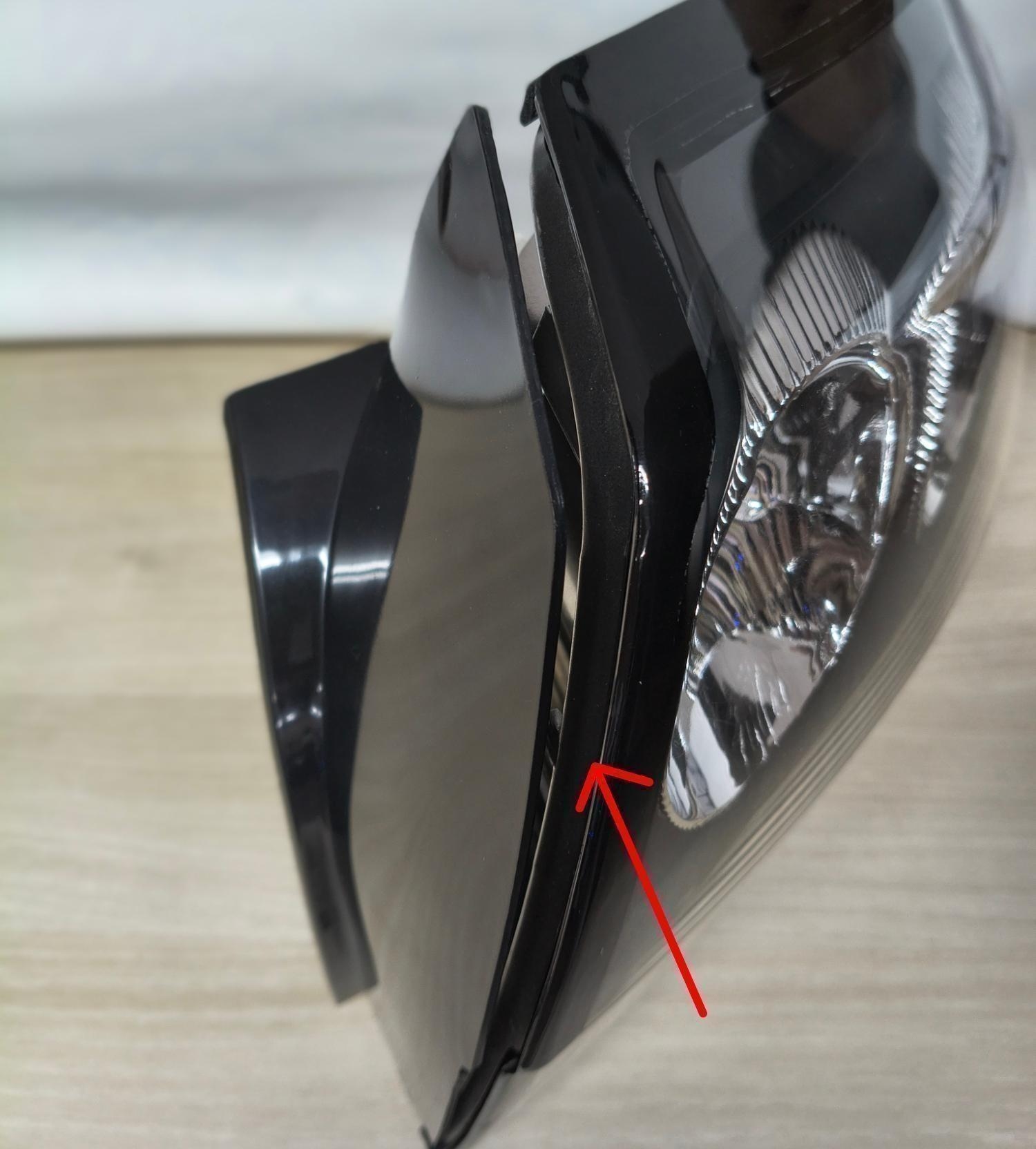 Set stopuri Spate Audi A4 (B6), 11.2000-11.2004, Sedan, partea Stanga+Dreapta, negru, transparent; tuning; Omologare: ECE, Taiwan -ORNAMENT RUPT STOP DREAPTA