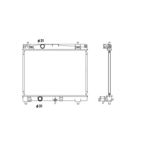 NRF Radiator, racire motor