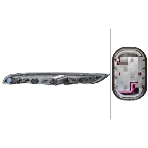 Lumina de zi Porsche Macan (95b), 12.2013-10.2018, partea Stanga, cu indicator led; LED; Omologare: ECE, HELLA