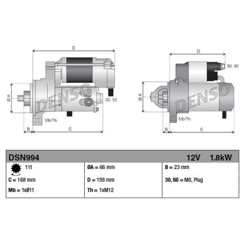 DENSO starter