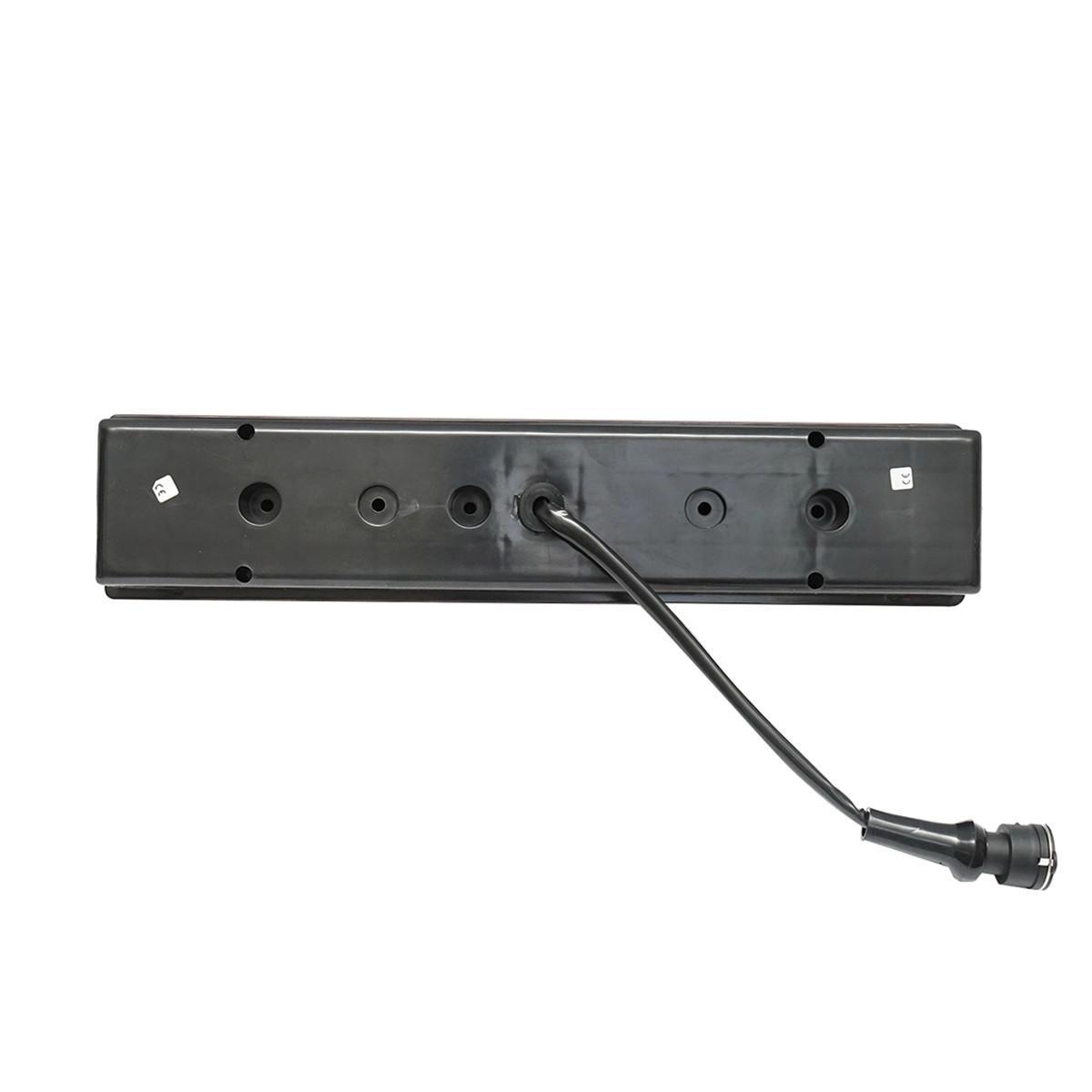 Lampa stop spate LED 24V cu mufa, 5 functii, 404x95x80 mm, distanta prindere 270 mm, Breckner Germany