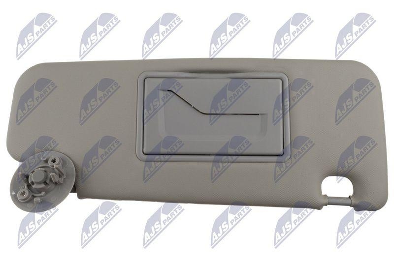 Parasolar Chevrolet Spark 2009-; partea dreapta, gri; 42478247; NTY, aftermarket