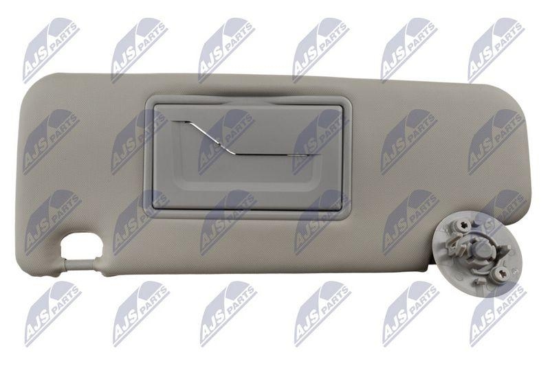 Parasolar Chevrolet Spark 2009-; partea stanga, gri; 42478247; NTY, aftermarket