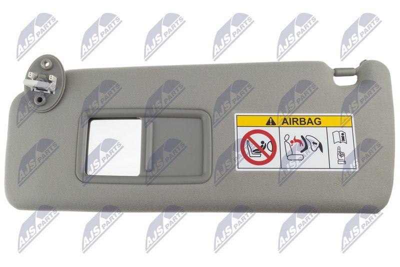Parasolar Toyota Land Cruiser Prado 2009-; partea stanga, gri; 74320-0G030; NTY, aftermarket
