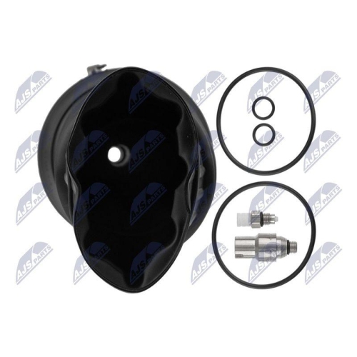 Burduf suspensie pneumatica Audi A8, S8(D3) 2002-, Fata-partea Stanga, Dreapta, 4E0616040AF