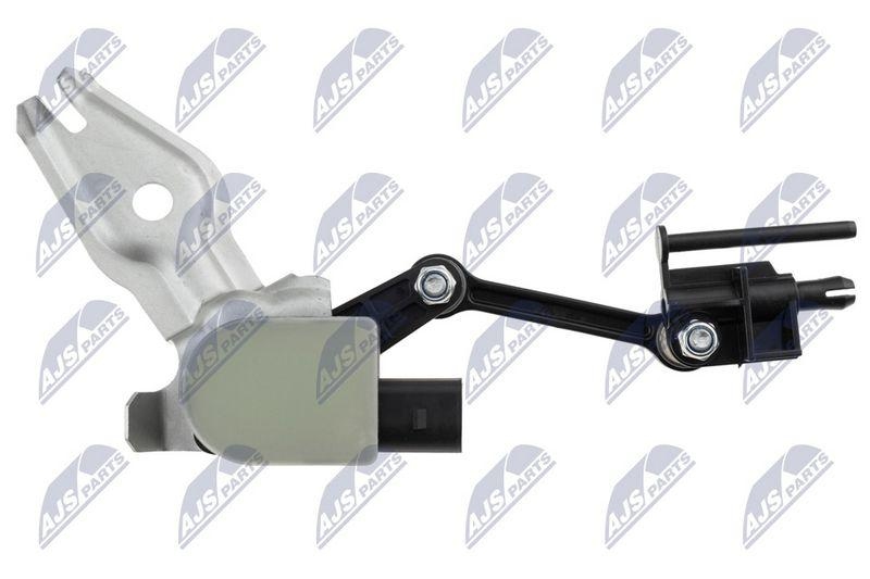 Senzor nivel faruri Audi Q7 2006-2015, VW Touareg 2002-2010; partea din fata, stanga, fara suspensie pneumatica; 7L6616213; NTY, aftermarket