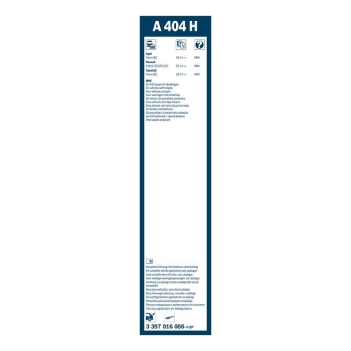 BOSCH lamela stergator Rear Aerotwin