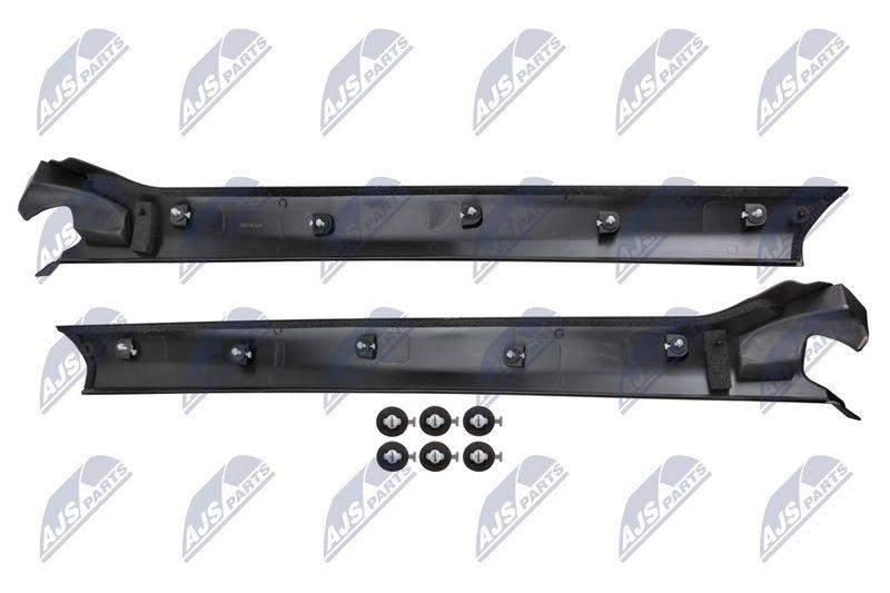 Set ornamente / capitonaj stalp Land Rover Discovery III 2005-, Discovery IV 2010-; stanga + dreapta; LR046853; NTY, aftermarket