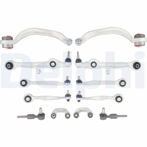 Set brate suspensie fata Audi A4 (8E) 11.2000-06.2008; Seat Exeo (3R) 12.2008-05.2013, Delphi, 8E0498998