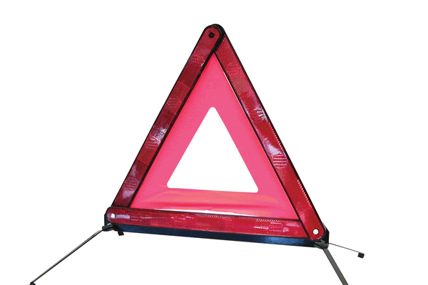 Triunghi reflectorizant auto Carpoint omologat E11 cu suport metalic