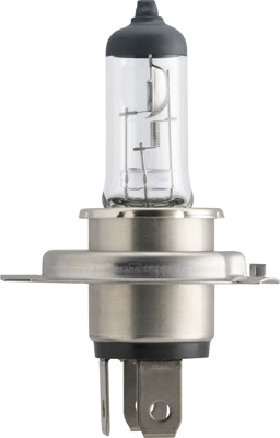 Bec auto cu halogen pentru far Philips Vision +30% H4 12V 60/55W P43t-38 , 2 buc.