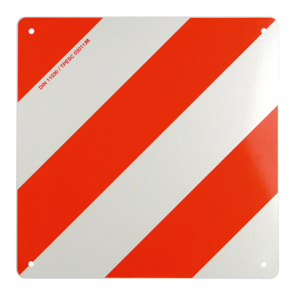 Placa reflectorizanta semnalizare gabarit depasit, din metal, Carpoint, 42,3 x 42,3 cm , CARGO