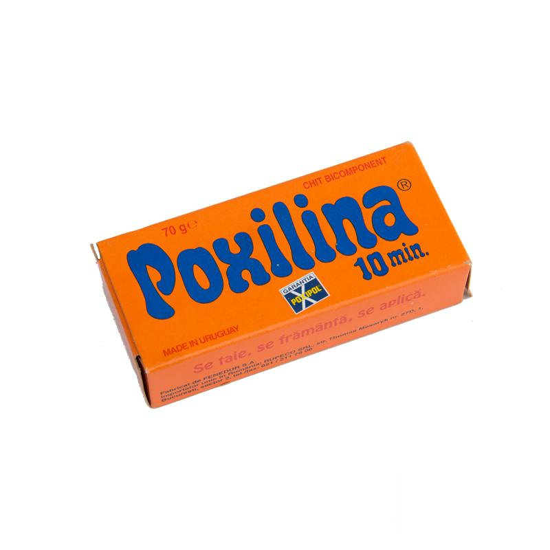 Chit bicomponent Poxilina , adeziv cu caracteristici de sudura metalica 70g