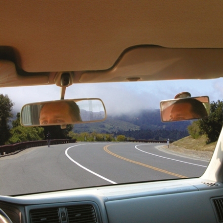 Oglinda retrovizoare interioara cu ventuza - 15,20 x 5,40 cm , 1 buc.